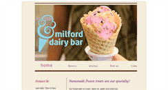 Desktop Screenshot of milforddairybar.com